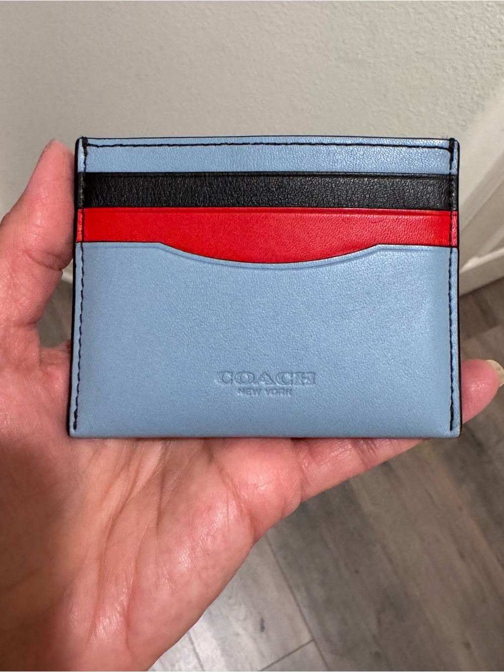Coach Glovetanned leather slim card holder
